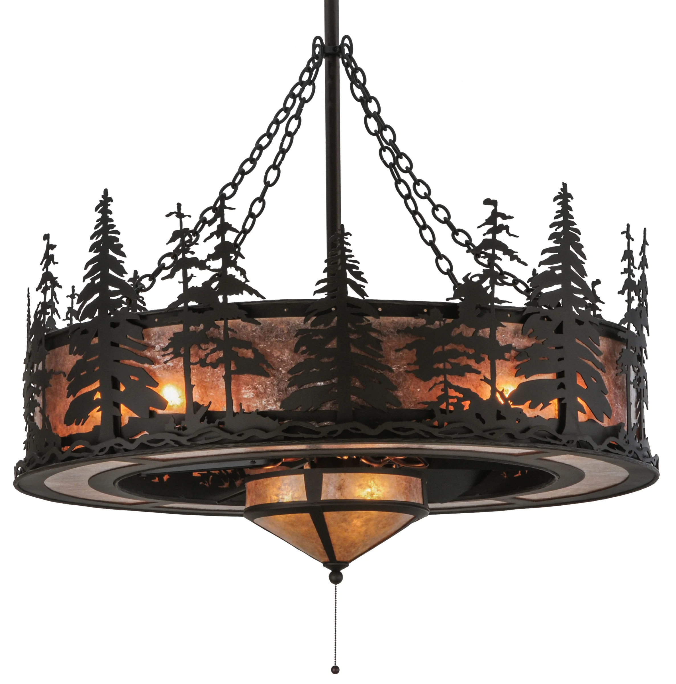 Tall Pines 11 Light Chandel-Air in Oil Rubbed Bronze Oiled Bronze