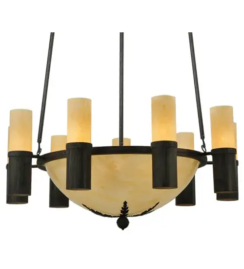 61" Wide Bella Sala 9 Arm Chandelier - Image 1