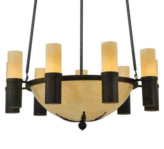 61" Wide Bella Sala 9 Arm Chandelier - Image 2