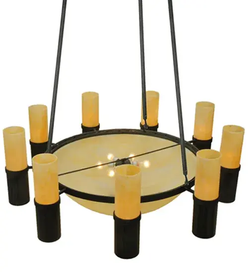 61" Wide Bella Sala 9 Arm Chandelier - Image 4