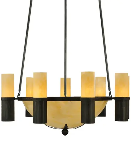 61" Wide Bella Sala 9 Arm Chandelier - Image 5