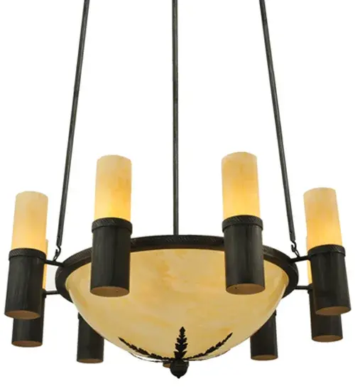61" Wide Bella Sala 9 Arm Chandelier - Image 6