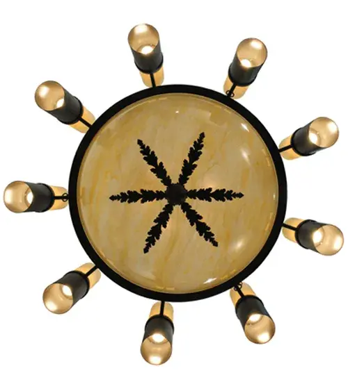 61" Wide Bella Sala 9 Arm Chandelier - Image 7