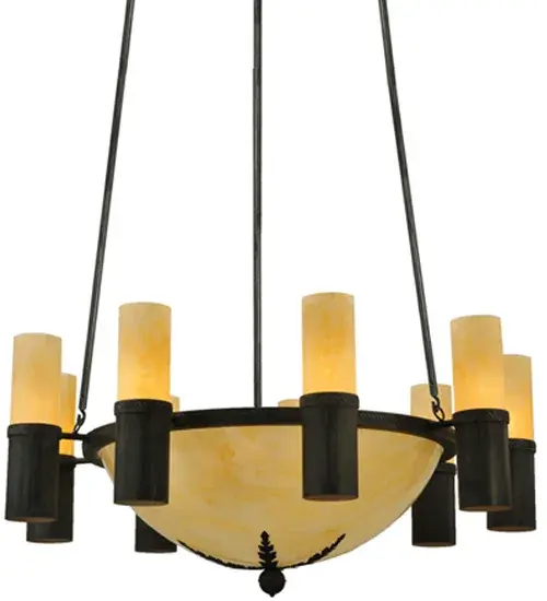 61" Wide Bella Sala 9 Arm Chandelier - Image 8
