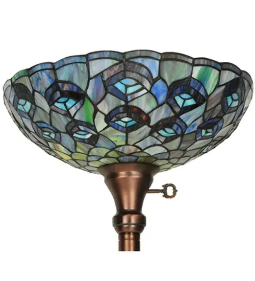 The Tiffany Peacock Feather by Meyda Lighting - Image 3