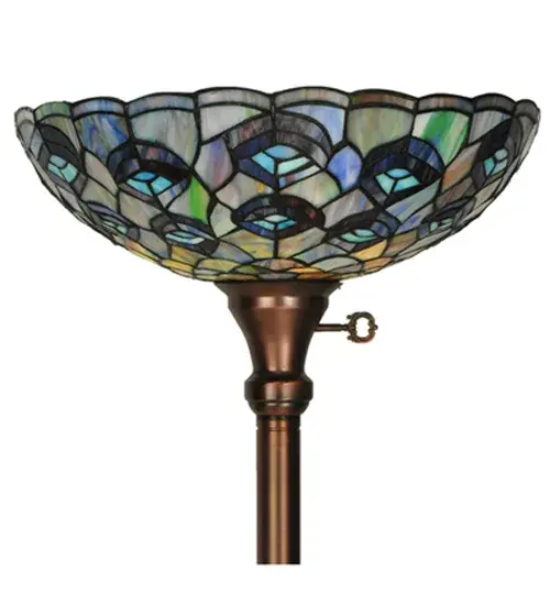 The Tiffany Peacock Feather by Meyda Lighting - Image 5