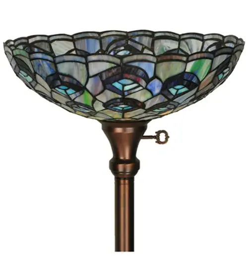 The Tiffany Peacock Feather by Meyda Lighting - Image 6