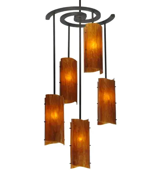 34"W Vortex 5 LT Chandelier - Image 1