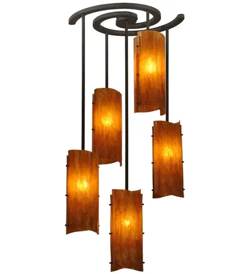 34"W Vortex 5 LT Chandelier - Image 2