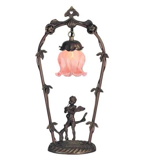 The Pink Cherub with Violin by Meyda Lighting