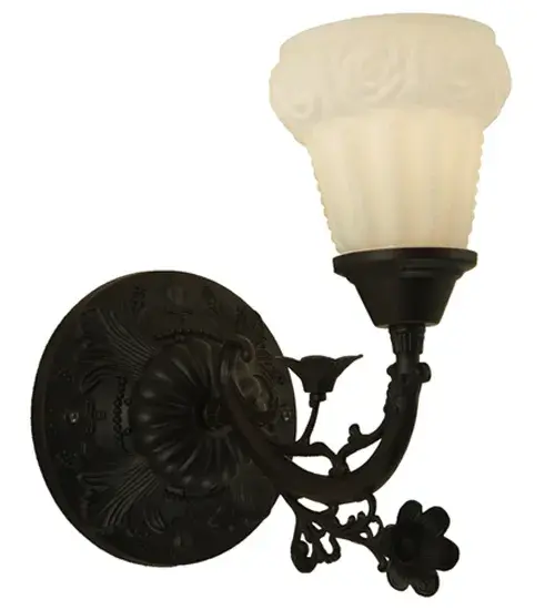 The White Puffy Rose by Meyda Lighting - Image 2