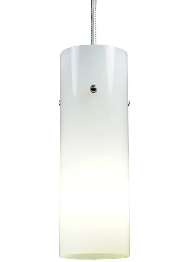A mesmerizing architectural design comes to light with the Cilindro Mini Pendant. Designed with a clean round design and refined styling, the sleek Statuario Idalight profile is enhanced with a Brushed Nickel and will complement nearly any interior decor. The overall height ranges from 12 to 70 inches, as the suspension cord can be adjusted to meet any lighting requirements. Install these mini pendants in groups to illuminate bars, counters, and kitchen islands in residential, commercial, and hospitality settings in Buffalo, New York, Houston, Texas, and Fremont, California. The Cilindro Mini Pendant is included in our American-made, American-designed, handcrafted Transitional Lighting Collection and is manufactured in Yorkville, New York. UL and cUL listed for dry and damp locations. Collection: Cilindro Finish: Brushed Nickel Glass: Statuario Idalight Notes: Custom Crafted In Yorkville, New York Please Allow 30 Days Width: 3.25" Height: 12.00" Length: 3.25" Weight: 2.00 lb Number of Bulbs: 1 Maximum Wattage: 12.00 W Bulb Type: A19 Bulb Base: GU24 Light Source: LED Material: Steel Country of Origin: USA Safety Listing: Damp Safety Rating: Damp LED