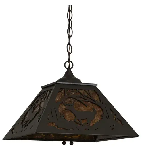 The Meyda Tiffany - Deer At Dawn by Meyda Lighting - Image 3
