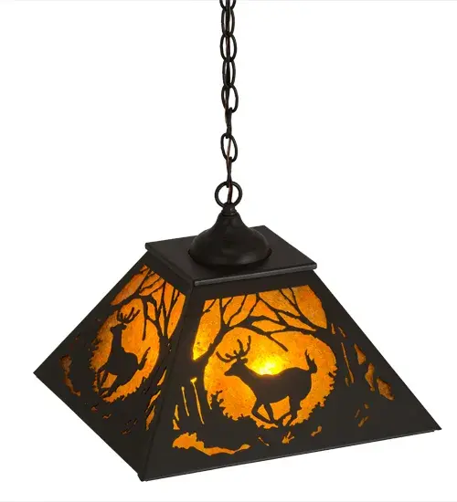 The Meyda Tiffany - Deer At Dawn by Meyda Lighting - Image 4