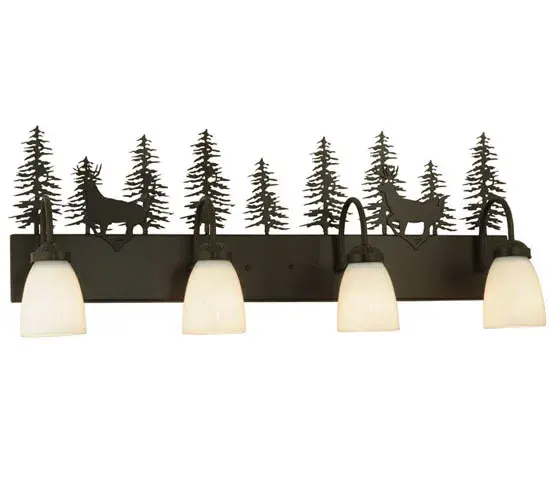 The Deer through the Trees by Meyda Lighting - Image 1