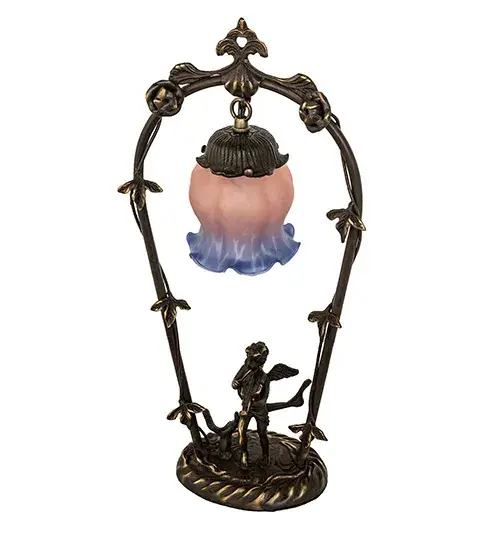 The Pink/Blue Cherub with Violin by Meyda Lighting - Image 3