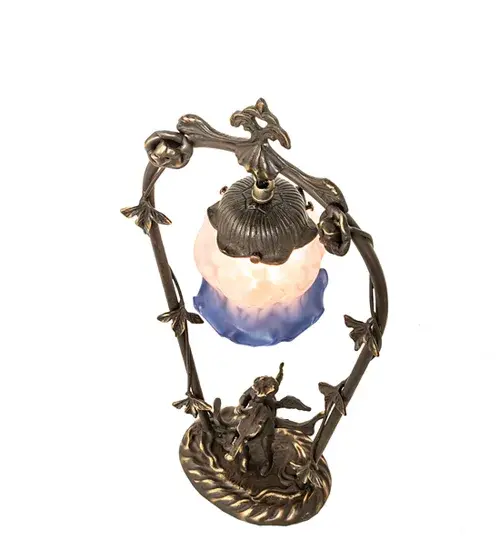 The Pink/Blue Cherub with Violin by Meyda Lighting - Image 4