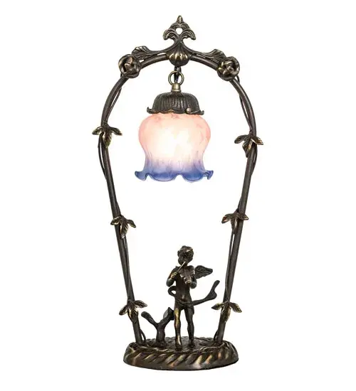 The Pink/Blue Cherub with Violin by Meyda Lighting - Image 5