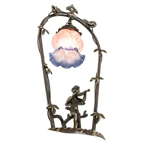 The Pink/Blue Cherub with Violin by Meyda Lighting - Image 7