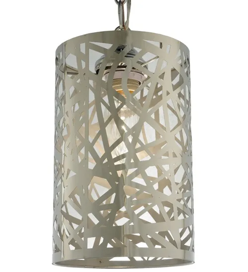 Bird'S Nest One Light Mini Pendant in Stainless Steel