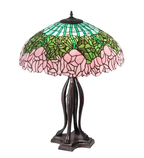 The Tiffany Cabbage Rose by Meyda Lighting - Image 4