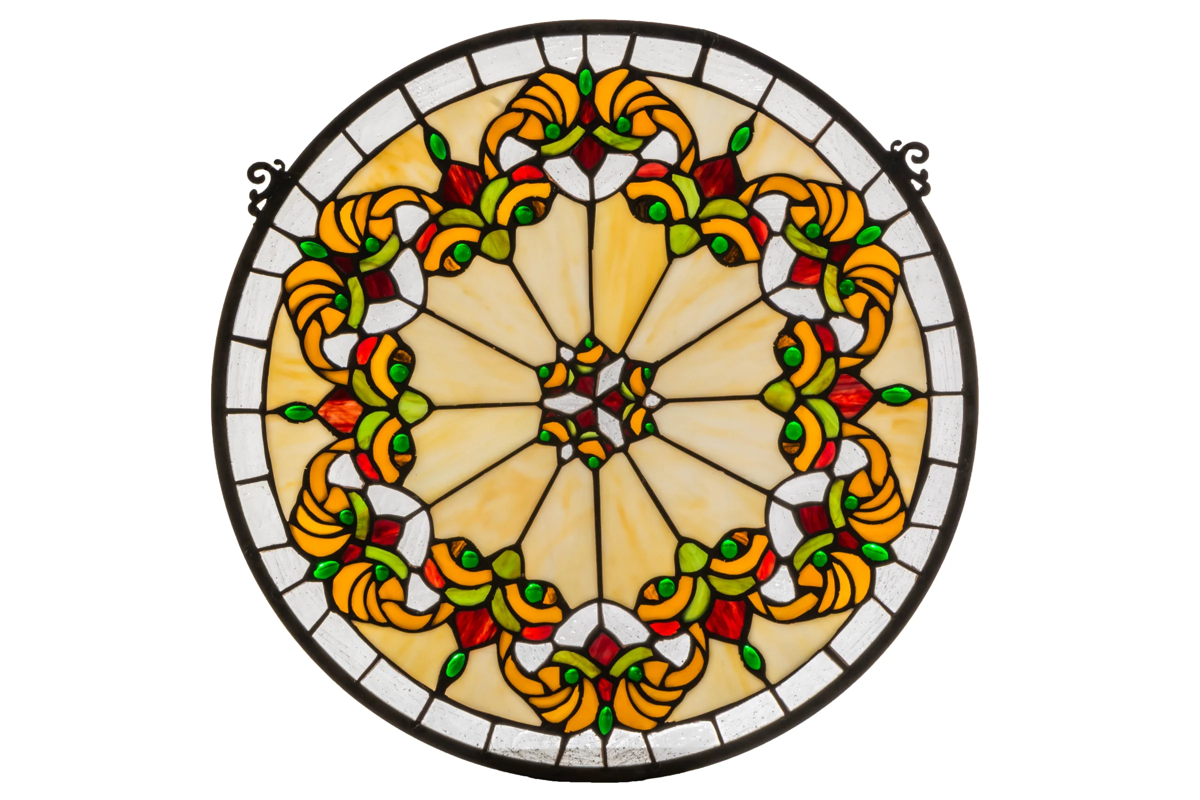 18"W X 18"H Middleton Stained Glass Window