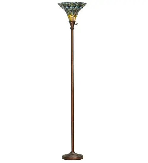 The Tiffany Jeweled Peacock by Meyda Lighting - Image 1