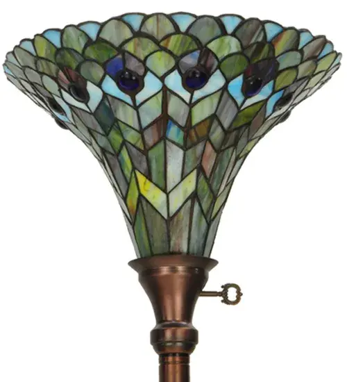 The Tiffany Jeweled Peacock by Meyda Lighting - Image 3