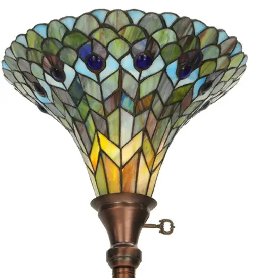 The Tiffany Jeweled Peacock by Meyda Lighting - Image 4