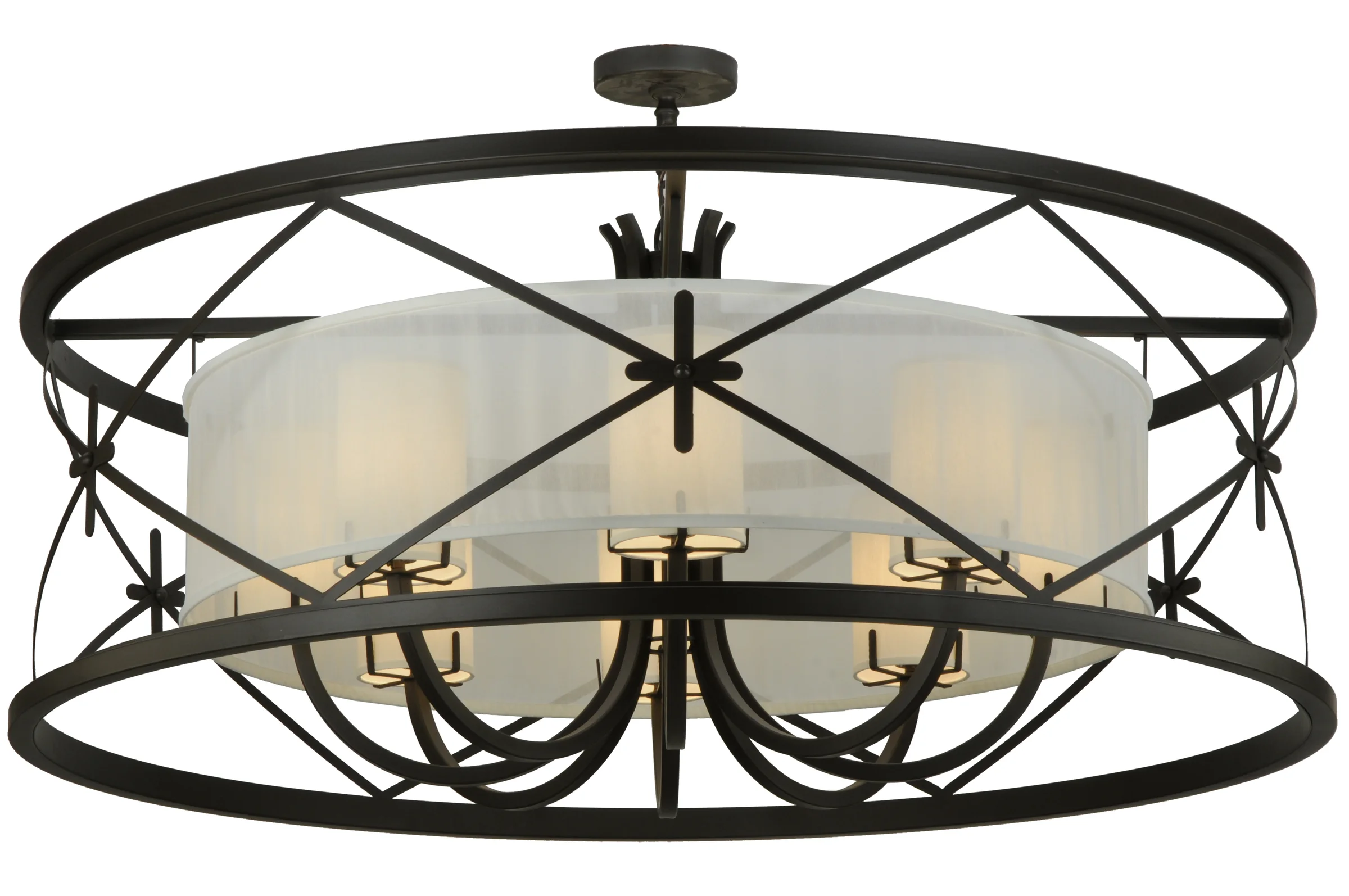 54"W Penelope 8 LT Pendant
