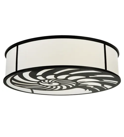 60"W Nautilus Flushmount