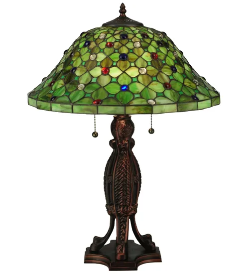 24" High Diamond & Jewel Table Lamp