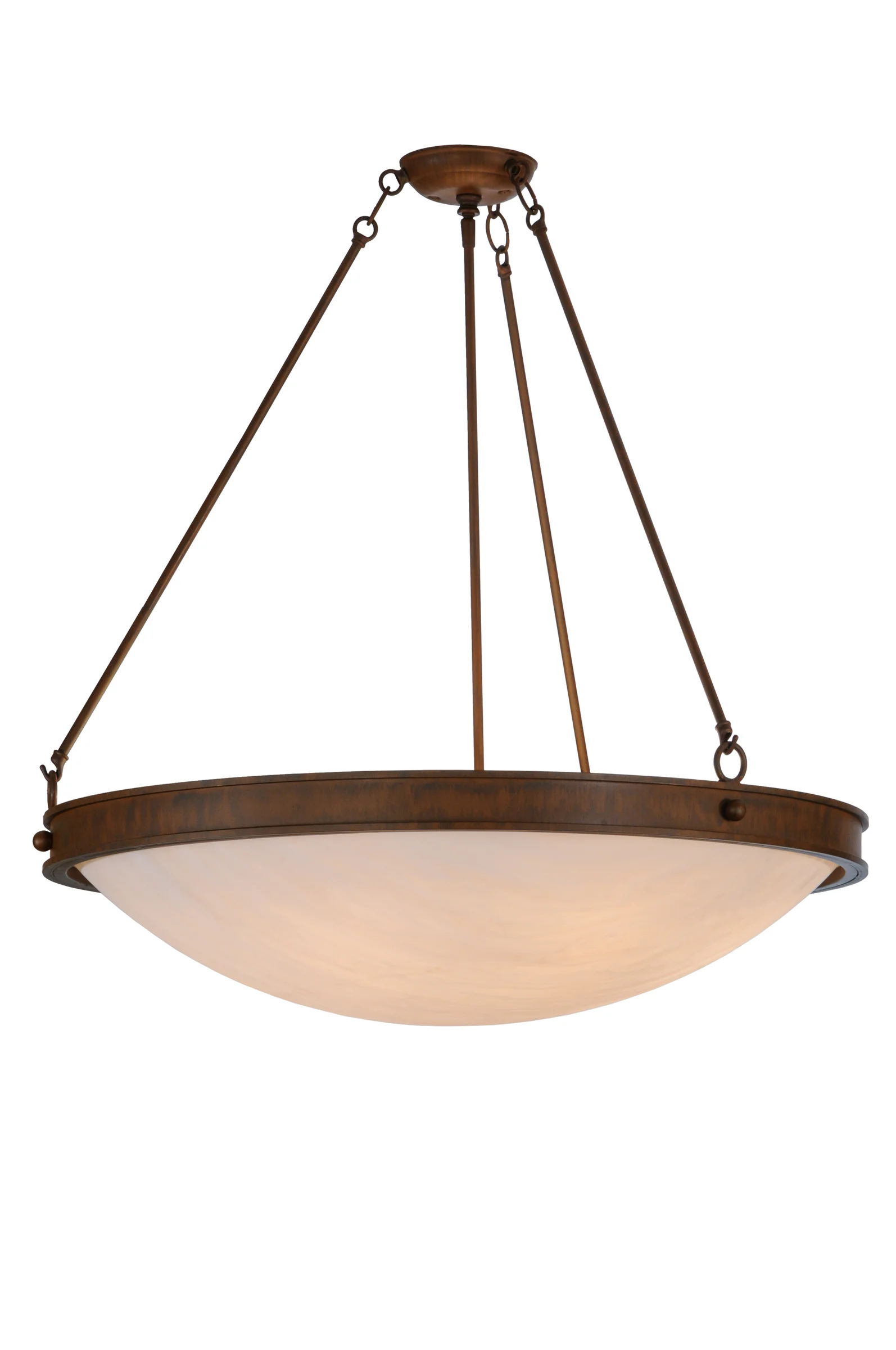Dionne Six Light Pendant in Rustic Iron