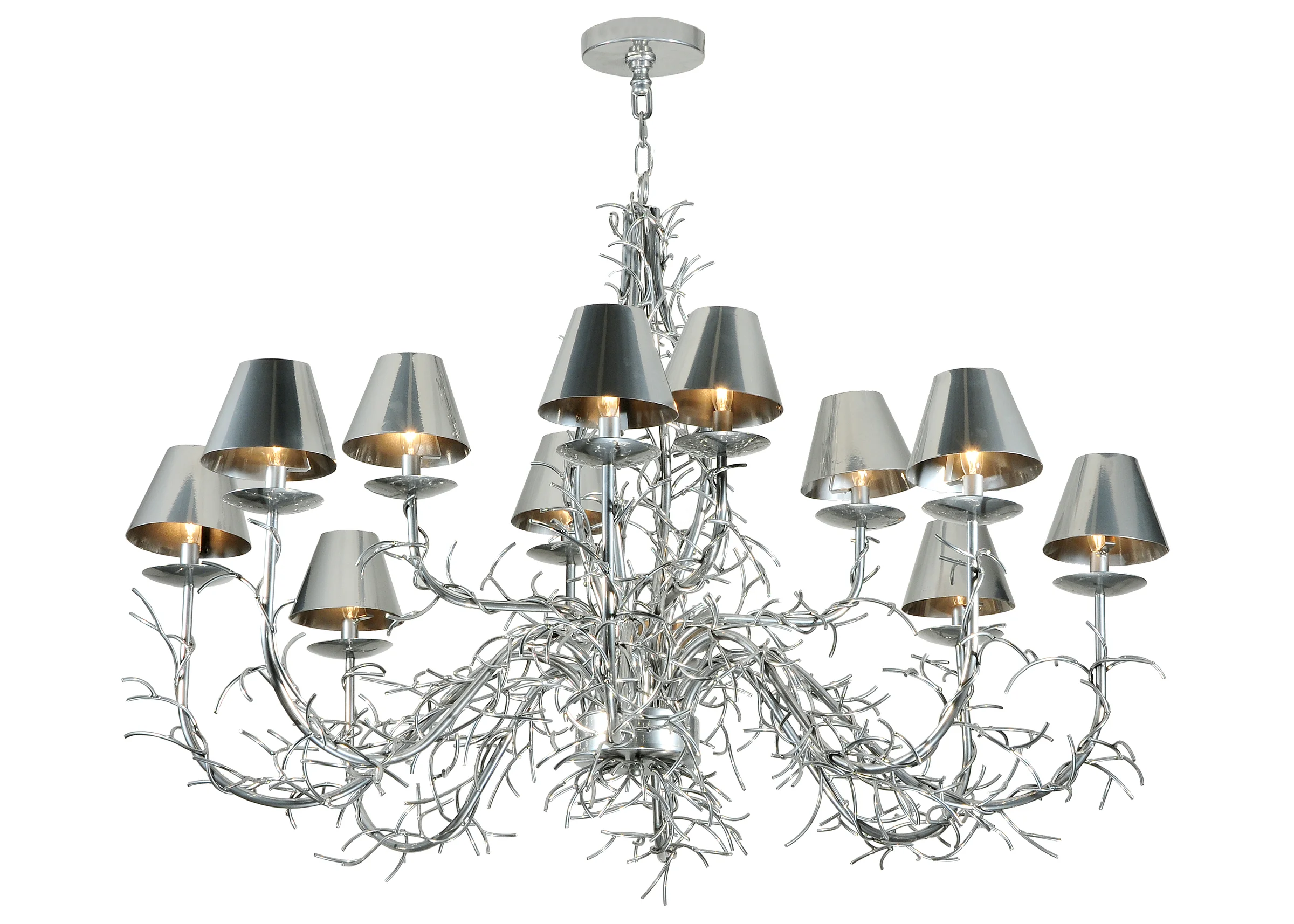 48"W Twigs 12 LT Chandelier