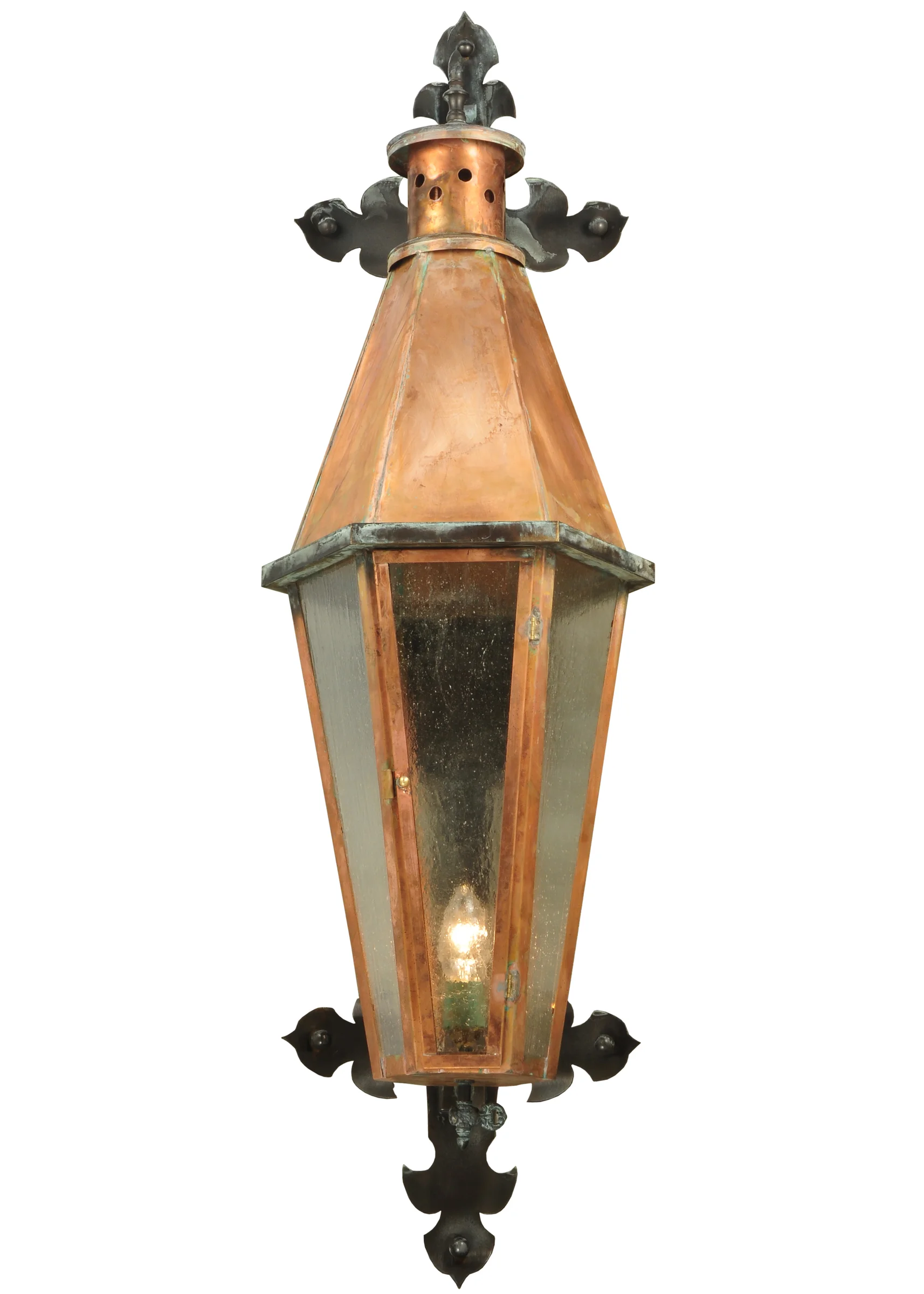 Millesime One Light Wall Sconce in Raw Copper
