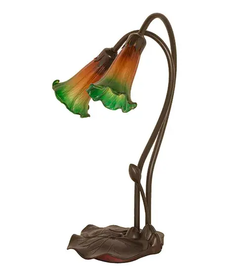 The Amber/Green Pond Lily by Meyda Lighting - Image 3