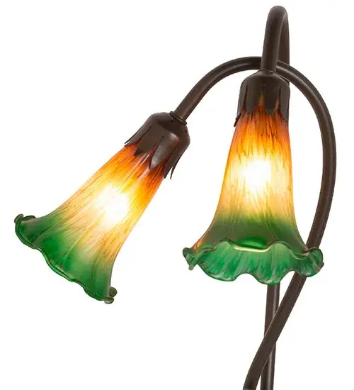 The Amber/Green Pond Lily by Meyda Lighting - Image 8