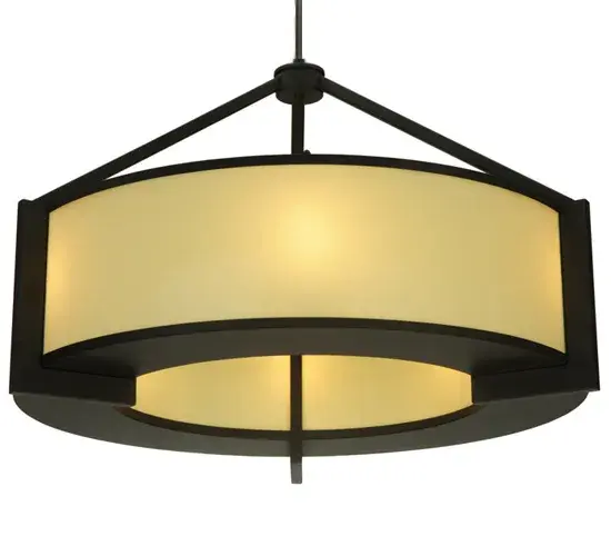 A stunning pendant inspired by an Art Deco motif... The Provostone Idalight diffuser is complemented with architectural details and hardware in an Oil Rubbed Bronze finish. This curvaceous fixture is ideal for illuminating entryways and dining areas in homes, restaurants and hotels. The Stella Pendant is included in our American-made, American-designed, handcrafted Art Deco Lighting Collection, which is manufactured in Yorkville, New York. It is UL and cUL listed for dry and damp locations. Collection: Stella Finish: Oil Rubbed Bronze Glass: Provostone Idalight Width: 36.00" Height: 174.00" Length: 36.00" Weight: 38.00 lb Extension from Wall: 5.25" Number of Bulbs: 6 Maximum Wattage: 60.00 W Bulb Type: A19 Bulb Base: E26 Material: Steel Country of Origin: USA Safety Listing: Damp Safety Rating: Damp
