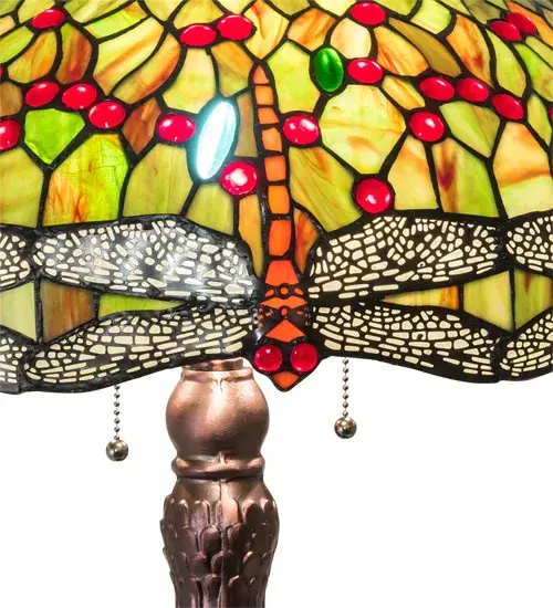 The Tiffany Hanginghead Dragonfly by Meyda Lighting - Image 7