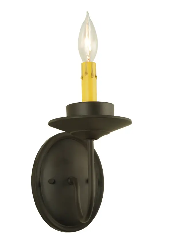 Every Meyda Tiffany item is a unique handcrafted work of art. Natural variations in the wide array of materials that we use to create each Meyda product make every item a masterpiece of its own. Photographs are a general representation of the product. Colors and designs will vary. Collection: Saybrook Finish: Oil Rubbed Bronze Glass: Silver Mica Notes: Custom Crafted In Yorkville, New York Please Allow 30 Days Width: 5.00" Height: 10.00" Length: 8.50" Weight: 1.00 lb Extension from Wall: 8.50" Number of Bulbs: 1 Maximum Wattage: 60.00 W Bulb Type: B10 Bulb Base: E12 Material: Steel Country of Origin: USA Safety Listing: Damp Safety Rating: Damp