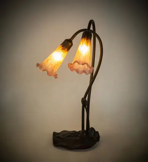 The Amber/Purple Pond Lily by Meyda Lighting - Image 1