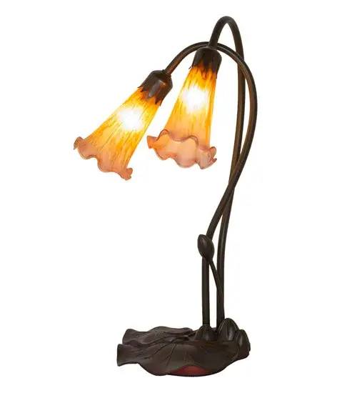 The Amber/Purple Pond Lily by Meyda Lighting - Image 2