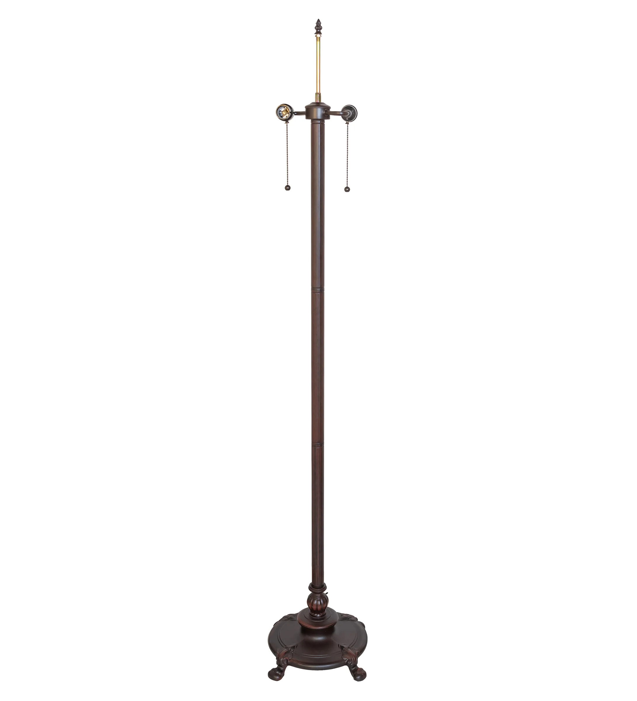 Wisteria Two Light Floor Base in Mahogany Bronze