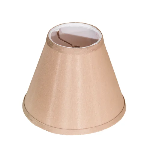 6"W X 4.75"H Faille Taupe Shade