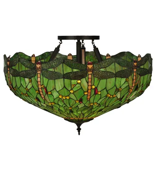 The Tiffany Hanginghead Dragonfly by Meyda Lighting - Image 4