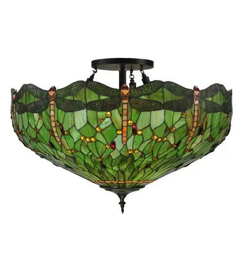 The Tiffany Hanginghead Dragonfly by Meyda Lighting - Image 5