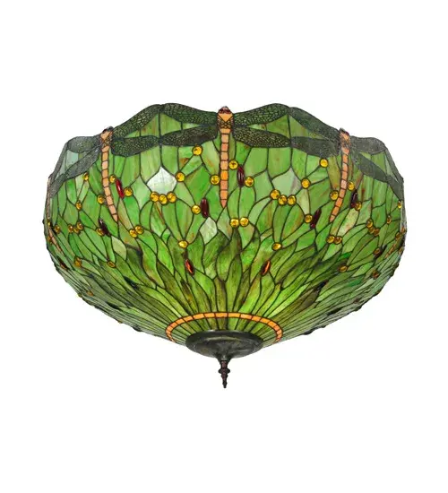 The Tiffany Hanginghead Dragonfly by Meyda Lighting - Image 6