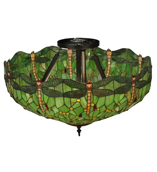 The Tiffany Hanginghead Dragonfly by Meyda Lighting - Image 8
