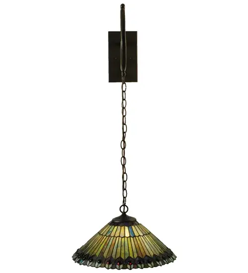 The Tiffany Jeweled Peacock by Meyda Lighting - Image 4