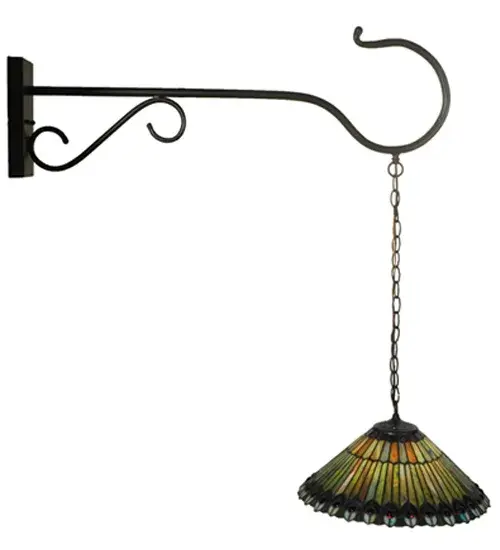The Tiffany Jeweled Peacock by Meyda Lighting - Image 5